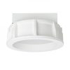 MIA R süllyesztett lámpa gipsz/szatén akril 230V E27 2x18W