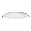 SLENDER R 17 süllyesztett lámpa ezüstszürke 230V LED 12W 3000K