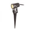 GUN leszúrható fekete  230V LED 3x1W 30° IP65  3000K