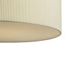 LALO 55 függő lámpa krémfehér matt nikkel 230V E27 3x42W