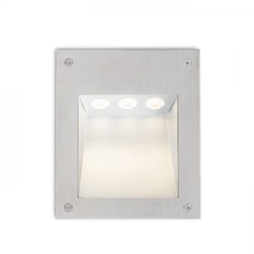 AKORD a falba süllyesztett rozsdamentes acél 230V LED 3W IP65 3000K