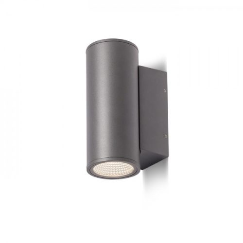 MIZZI II antracitszürke 230V LED 2x12W 44° IP65 3000K