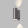 MIZZI II antracitszürke 230V LED 2x12W 44° IP65 3000K
