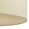 LALO 40 függő lámpa krémfehér matt nikkel 230V E27 3x42W