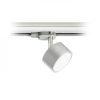 PIXIE háromfázisú áramkörös sínre ezüstszürke króm 230V LED GX53 7W