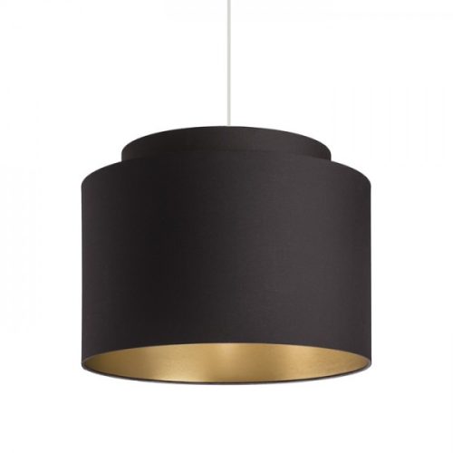 DOUBLE 40/30 lámpabúra  Polycotton fekete/arany fólia  max. 23W