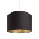 DOUBLE 40/30 lámpabúra  Polycotton fekete/arany fólia  max. 23W