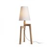 CONNY 25/30 asztali lámpaernyő Polycotton fehér/fehér PVC max. 23W