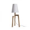 CONNY 25/30 asztali lámpaernyő Polycotton fehér/fehér PVC max. 23W