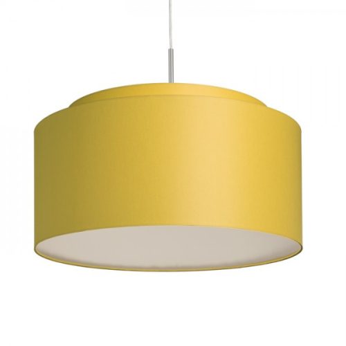 DOUBLE 55/30 lámpabúra  Chintz sárgabarack/fehér PVC  max. 23W