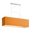 LOPE 80/23 lámpabúra  Chintz narancssárga/fehér PVC  max. 23W