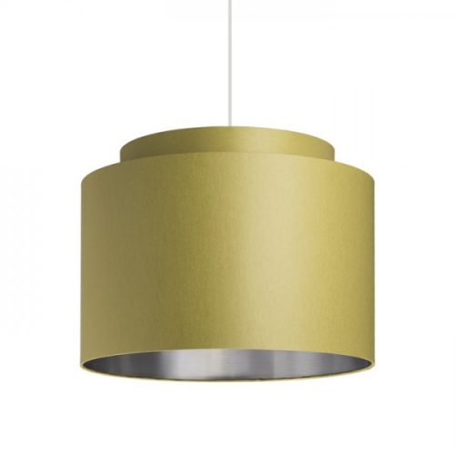 DOUBLE 40/30 lámpabúra  Chintz  oliva/ezüst fólia  max. 23W
