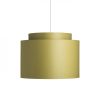 DOUBLE 40/30 lámpabúra  Chintz  oliva/ezüst fólia  max. 23W