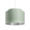 DOUBLE 40/30 lámpabúra  Chintz menta/ezüst fólia  max. 23W