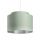 DOUBLE 40/30 lámpabúra  Chintz menta/ezüst fólia  max. 23W