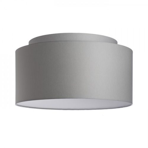 DOUBLE 55/30 lámpabúra  Chintz világosszürke/fehér PVC  max. 23W