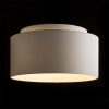 DOUBLE 55/30 lámpabúra  Chintz világosszürke/fehér PVC  max. 23W