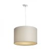 RON 40/25 lámpabúra  Chintz világosszürke/fehér PVC  max. 23W