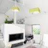 TEMPO 50/19 lámpabúra  Chintz lime/fehér PVC  max. 23W