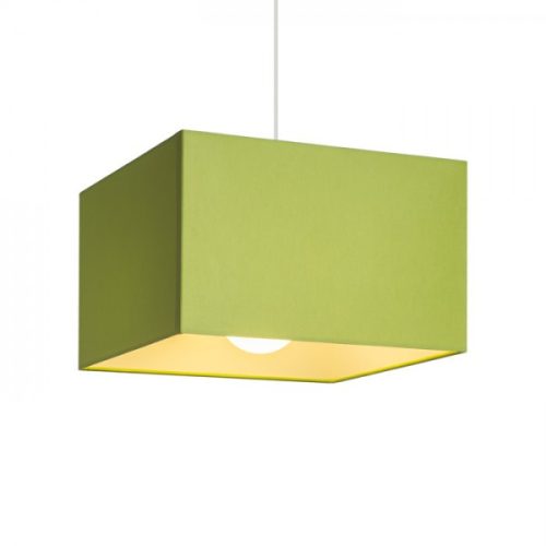TEMPO 30/19 lámpabúra  Chintz lime/fehér PVC  max. 23W