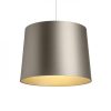 ASPRO 40/30 lámpabúra  Monaco galamb szürke/ezüst PVC  max. 23W