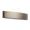 CASUAL 120/25 lámpabúra  Monaco galamb szürke/ezüst PVC  max. 23W
