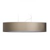 CASUAL 120/25 lámpabúra  Monaco galamb szürke/ezüst PVC  max. 23W