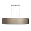 CASUAL 120/25 lámpabúra  Monaco galamb szürke/ezüst PVC  max. 23W