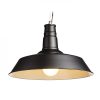 GOLDIE 46 függő lámpa fekete/fehér 230V E27 42W