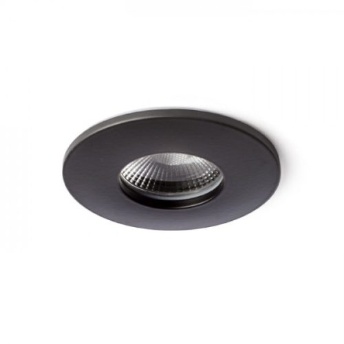 WATERBOY R  matt fekete  230V LED 10W 40° IP65  3000K