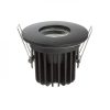 WATERBOY R  matt fekete  230V LED 10W 40° IP65  3000K