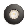 WATERBOY R  matt fekete  230V LED 10W 40° IP65  3000K
