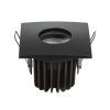 WATERBOY SQ  matt fekete  230V LED 10W 40° IP65  3000K