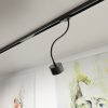 PIXIE libanyak háromfázisú áramkörös sínre fekete  230V LED GX53 7W