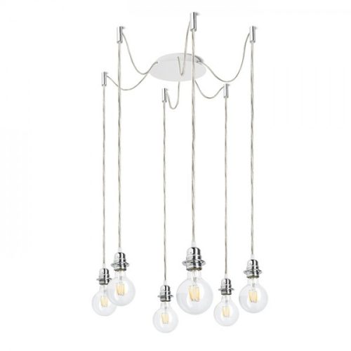 KOMBIX 6 függesztő készlet FEHA+AK+KF   230V E27 6x28W