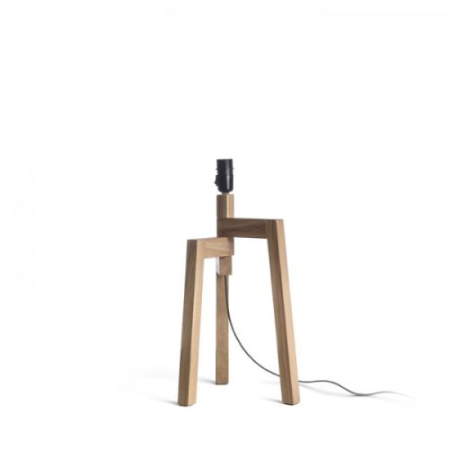 WOODY asztali lámpatest tölgy 230V E27 25W