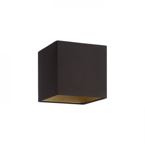 TEMPO 15/15 lámpabúra  Polycotton fekete/arany fólia  max. 28W