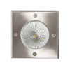 RIZZ SQ 125 rozsdamentes acél 230V LED 7W 41° IP67 3000K