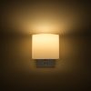 PENTHOUSE fali lámpa fehér PVC króm 230V E27 42W