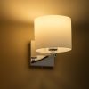 PENTHOUSE fali lámpa fehér PVC króm 230V E27 42W
