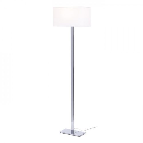 PLAZA állólámpa fehér króm 230V E27 42W