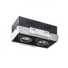 ELECTRA II  fekete  230V GU10 2x50W