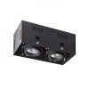 ELECTRA II  fekete  230V GU10 2x50W