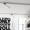 FANGIO háromfázisú áramkörös sínre ezüstszürke  230V LED 25W 36°  3000K