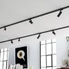FANGIO háromfázisú áramkörös sínre fekete  230V LED 25W 36°  3000K