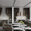 SANSSOUCI háromfázisú áramkörös sínre  réz üveg 230V E27 42W