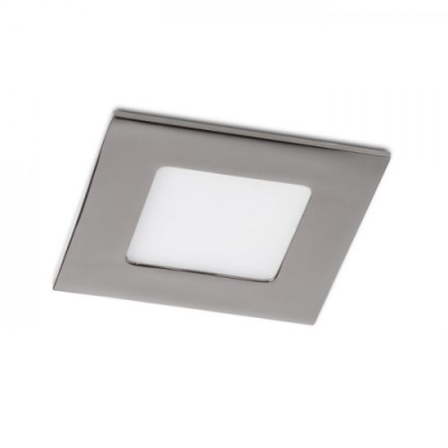 SLENDER SQ 8 süllyesztett lámpa fekete króm 230V LED 3W 3000K