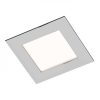 SLENDER SQ 8 süllyesztett lámpa fekete króm 230V LED 3W 3000K