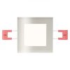 SLENDER SQ 8 süllyesztett lámpa matt nikkel 230V LED 3W 3000K