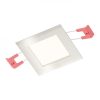 SLENDER SQ 8 süllyesztett lámpa matt nikkel 230V LED 3W 3000K